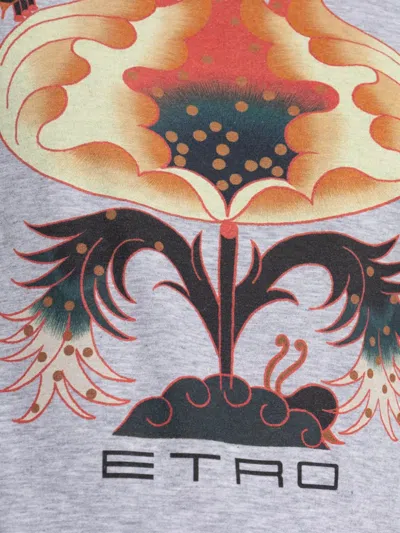 Etro Floral T-shirt In White