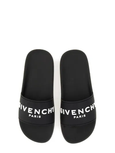 Givenchy Man Sandals Black Size 8 Thermoplastic Polyurethane