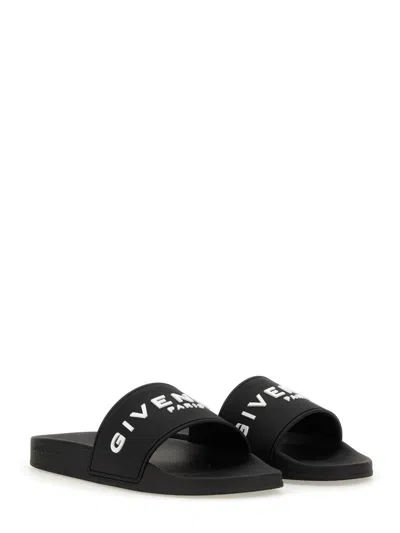 Givenchy Man Sandals Black Size 8 Thermoplastic Polyurethane