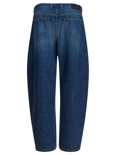 Givenchy Washed Wide-leg Jeans In Blue