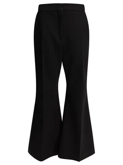 Givenchy Flaired Wool Pants In Black