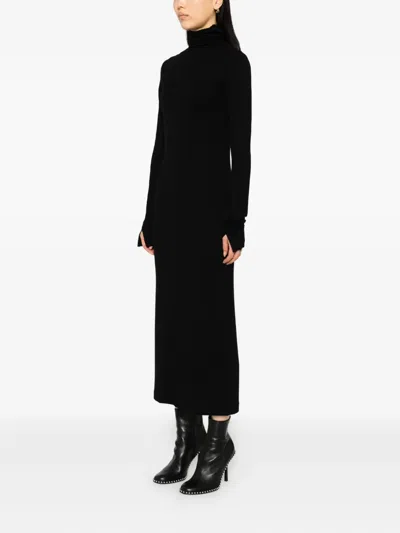 Thom Krom Long-sleeved Dress In Black