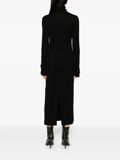Thom Krom Long-sleeved Dress In Black