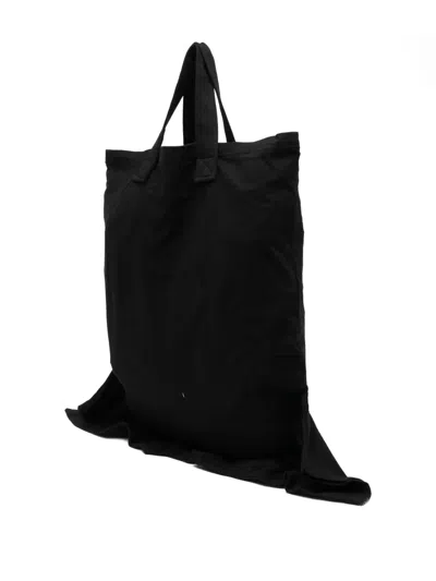 Black Comme Des Garçons X Nike Printed Tote Bag In Black