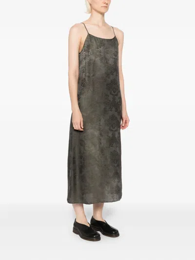 Uma Wang Anaya Midi Dress In Green