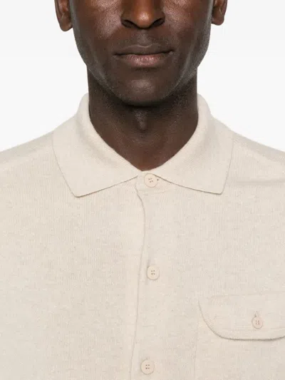 Eric Bompard Knit Shirt In Neutral