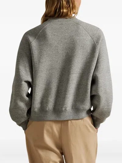 Polo Ralph Lauren Crew Neck Knit Sweater In Gray