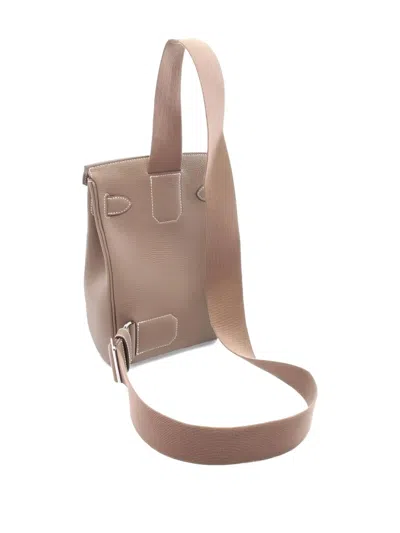 Pre-owned Hermes Kelly Akkad Pm Shoulder Bag In Neutral