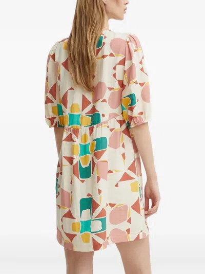 Ba&sh Arancia Printed Mini Dress In Multi