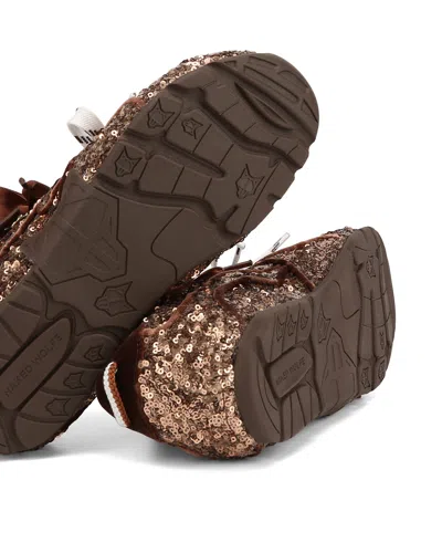 Naked Wolfe Adored Brown Sequin In Brown