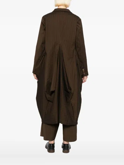 Uma Wang Cider Coat In Brown