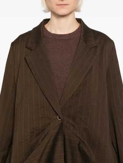 Uma Wang Cider Coat In Brown