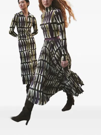 Cara Cara Suzie Abstract-print Mock-neck Top In Multi