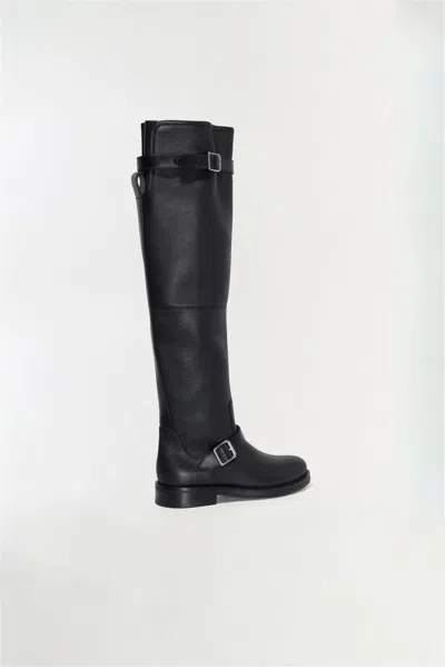 Simkhai Noah Leather Over-the-knee Boots In Black