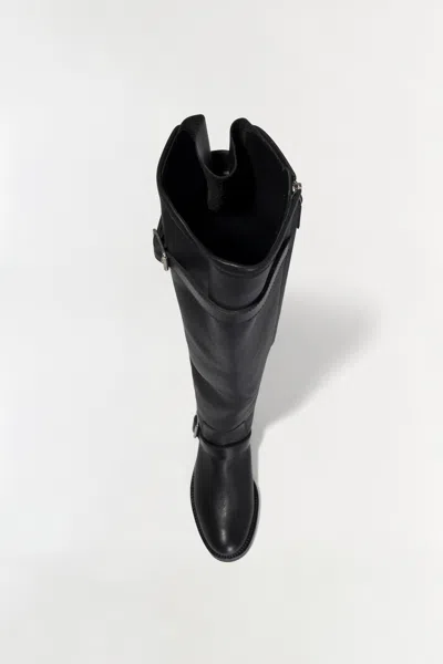 Simkhai Noah Leather Over-the-knee Boots In Black