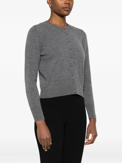 Alpha Studio Medium-gray Geelong Wool Sweater In Gray