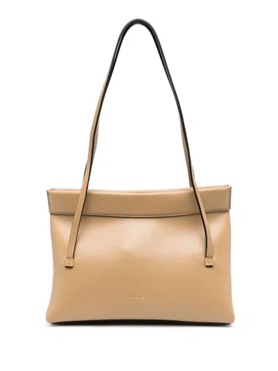 Wandler Joanna Leather Tote Bag In Brown