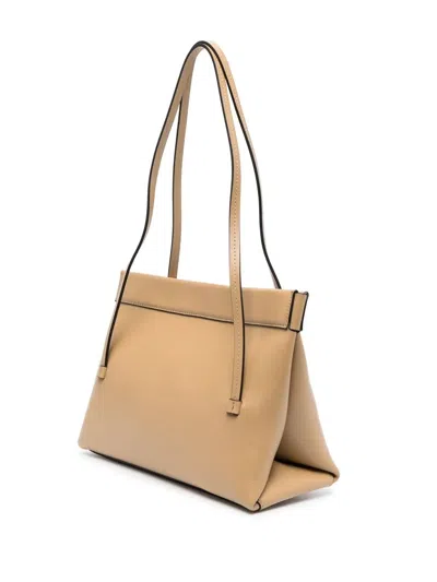 Wandler Joanna Leather Tote Bag In Brown