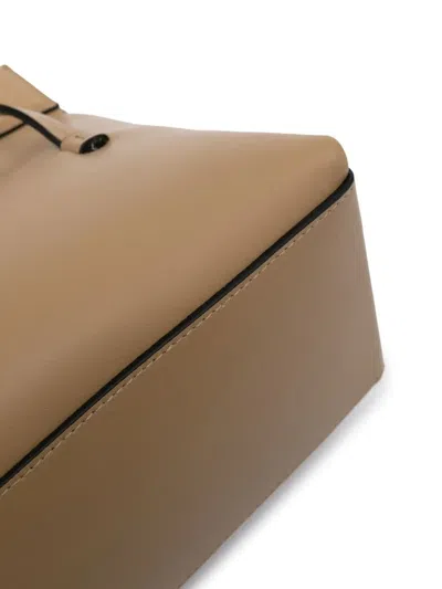 Wandler Joanna Leather Tote Bag In Brown