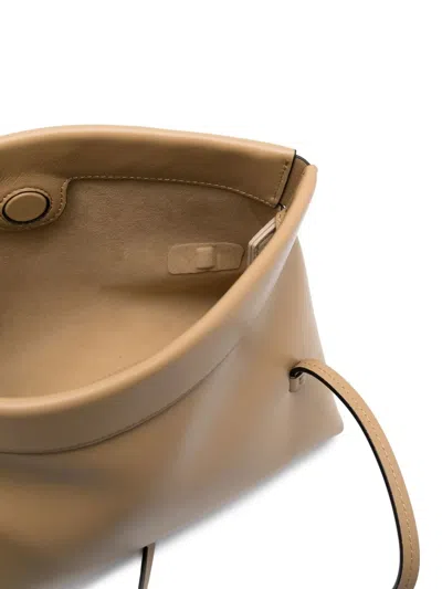 Wandler Joanna Leather Tote Bag In Brown