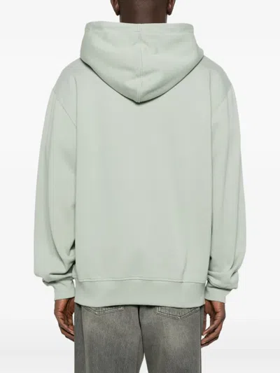 Daily Paper Zip-up Logo-embroidered Hoodie In Green