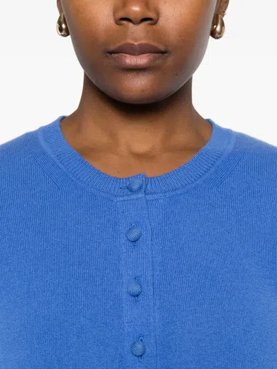 Alpha Studio Buttoned Wool Cardigan In Black