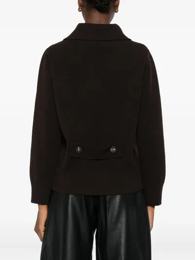 双排扣贴袋开衫