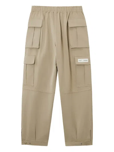 Five Cm Multi-pocket Cargo Pants In Neutral