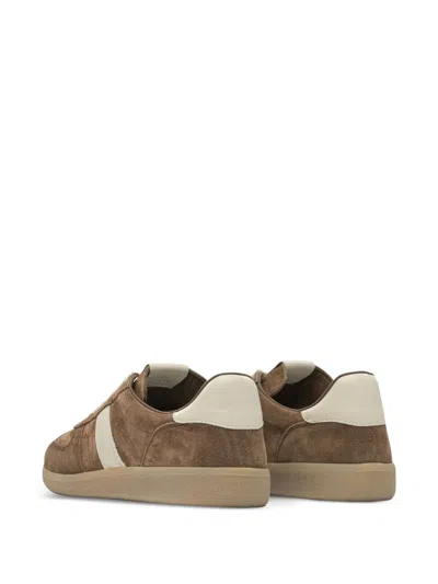 Tom Ford Sneakers With Suede Inserts In Animal Print
