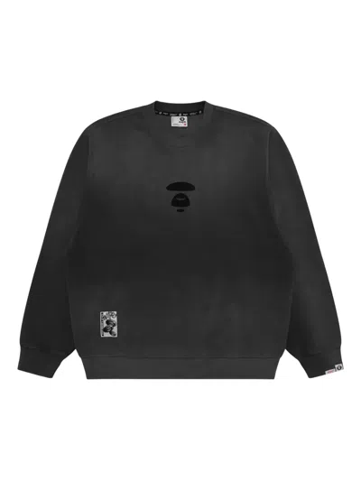 Aape By A Bathing Ape Crew-neck Sweatshirt In Black