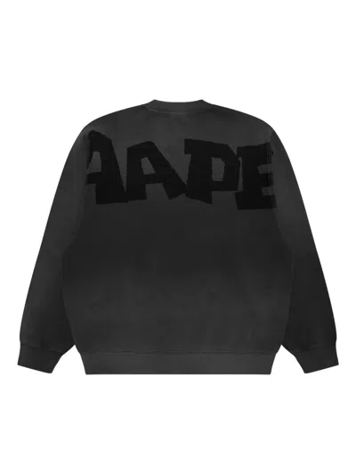 Aape By A Bathing Ape Crew-neck Sweatshirt In Black