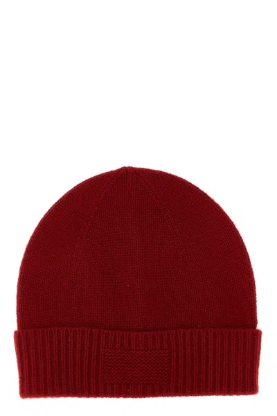 Guest In Residence Ribbed-cuff Cashmere Beanie In Red