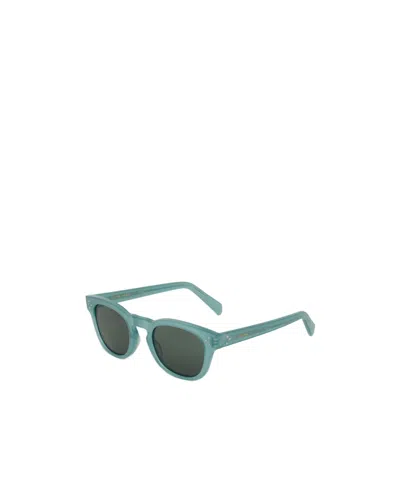 Celine Black Frame 42 Sunglasses In Acetate In Green