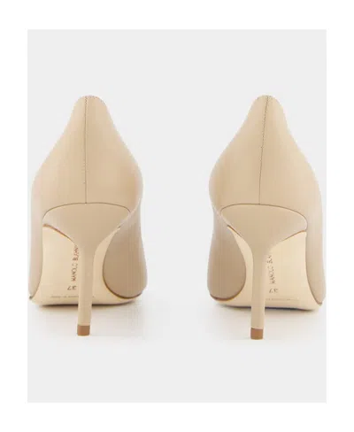 Manolo Blahnik Pointed High Heels In Brown