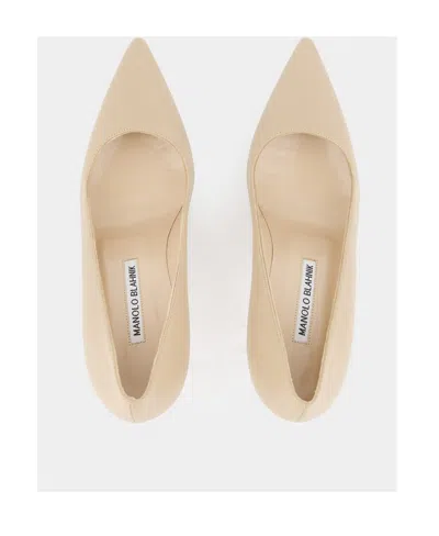 Manolo Blahnik Pointed High Heels In Brown