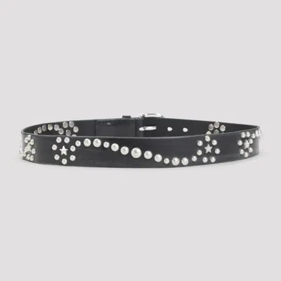 Our Legacy Star Fall Belt In Black