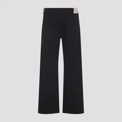 Our Legacy Straight Leg Five-pocket Trousers With Belt Loops In Black