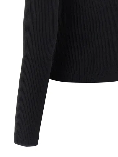 Maison Kitsuné Ribbed Baby Fox-patch Cardigan In Black