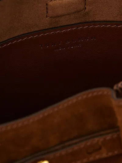 Tory Burch Romy Bucket Bag In Brown
