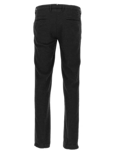 Incotex Stylish Wool Trousers With Pockets And Loops In Black