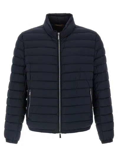 Moorer Elson 2-in-1 Cotton Jacket In Blue
