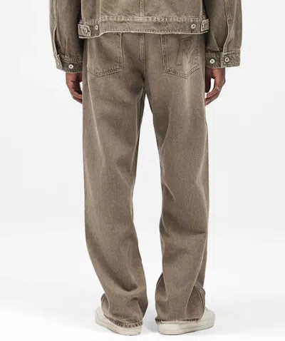 Represent Baggy Denim Trousers In Green