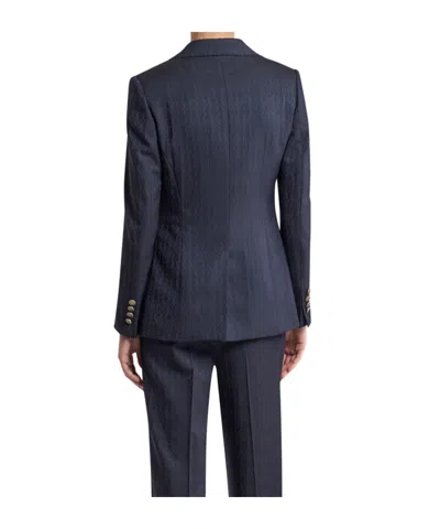 Etro Paisley-pattern Blazer In Blue