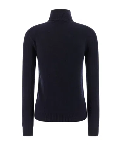 Balenciaga Standard Turtleneck Turtleneck Sweater In Blue