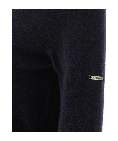 Balenciaga Standard Turtleneck Turtleneck Sweater In Blue