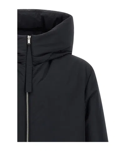 Jil Sander Men Black Polyester Down Jacket In Black
