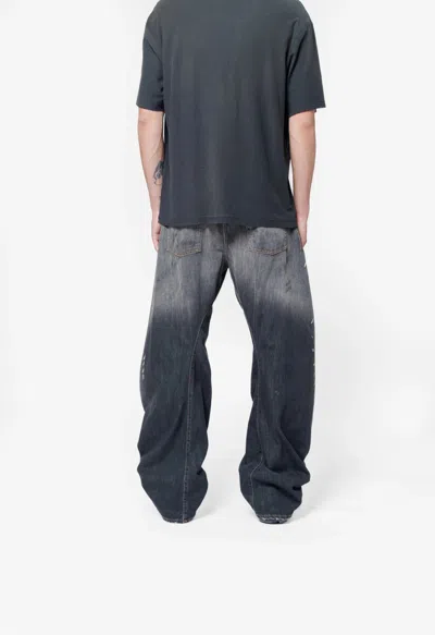 Acne Studios Belt Loop Jeans In Gray