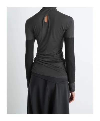 Lemaire Turtle-neck Sweater In Black