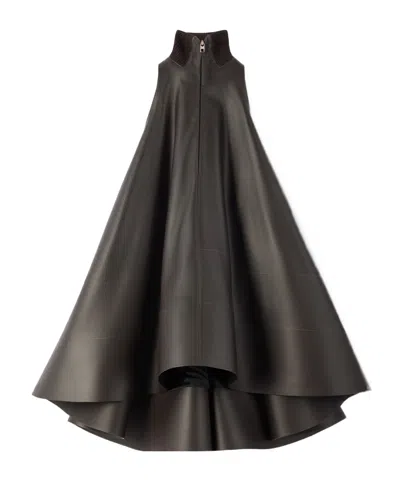 Jacquemus Triangle Cut Sleeveless Dress In Brown