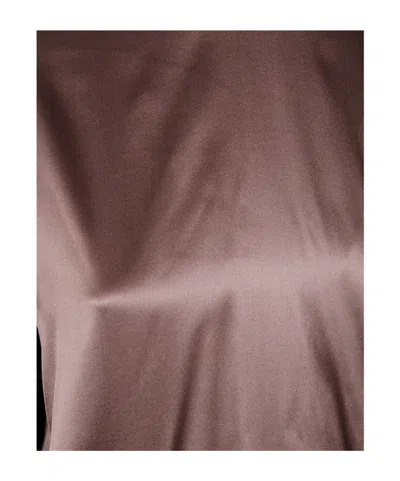 Dries Van Noten Tie-neck Blouse In Brown